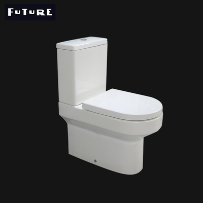 โถชักโครกแบบสั้น Flushing Short Projection ขนาด 500 มม. สำหรับอาคารสำนักงาน