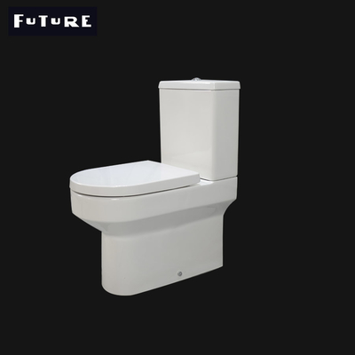 โถชักโครกแบบสั้น Flushing Short Projection ขนาด 500 มม. สำหรับอาคารสำนักงาน