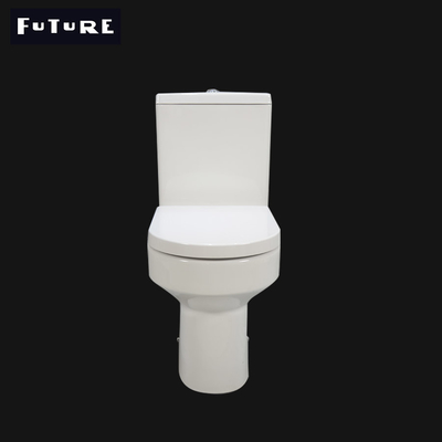 โถชักโครกแบบสั้น Flushing Short Projection ขนาด 500 มม. สำหรับอาคารสำนักงาน