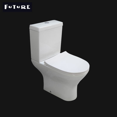 โถสุขภัณฑ์ไร้ขอบเซรามิกแบบยาว สุขภัณฑ์ Dual Flush 3L 6L