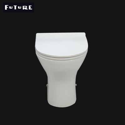 ห้องส้วม 450 มม. Back To Wall Toilet ฟลัชชิงที่มีประสิทธิภาพมาตรฐานในอุดมคติ