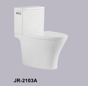 กาลักน้ำไร้ขอบ Flushing Single Piece Water Closet Automatic Deodorization